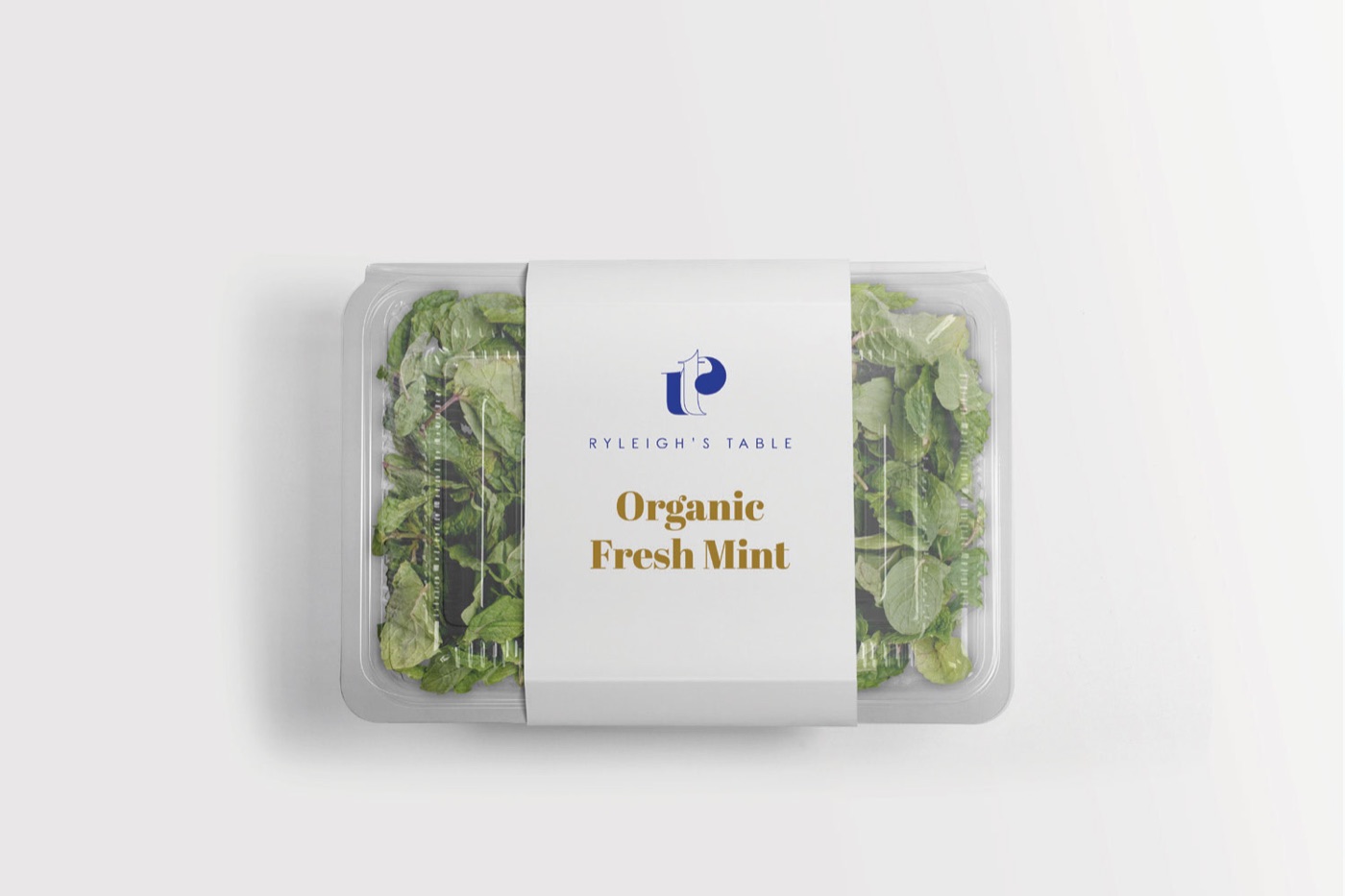 RT Organic Fresh Mint product packaging.